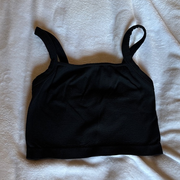 Colsie Tops - Colsie Ribbed Cropped Camisole Top